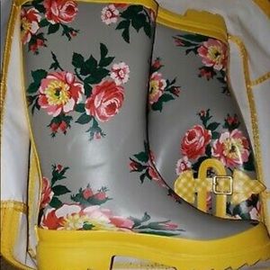 MATILDA JANE WOMENS RAINBOOTS SZ 7 BNWT